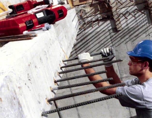 Chemické kotvenie - oceľová konštrukcia